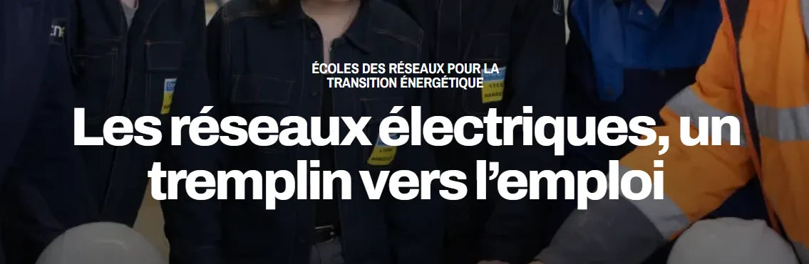 SATCOMS ENERGIE – Engagée au côté d’ENEDIS dans « l’école des réseaux